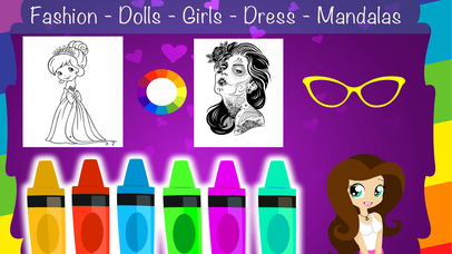 Fashion Girls Doll Coloring Multi Books screenshot 2