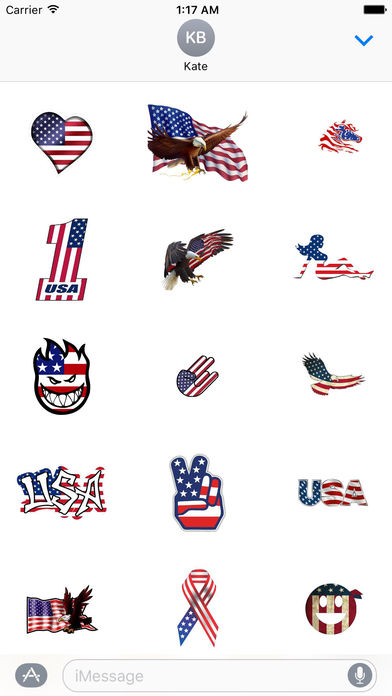 Happy Flag Day 2017 Sticker screenshot 3