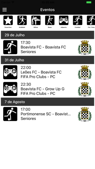 Boavista FC screenshot 2