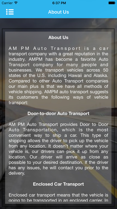AMPM Auto Transport screenshot 2