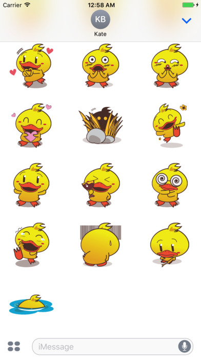 Duck Super Cute Stickers screenshot 4