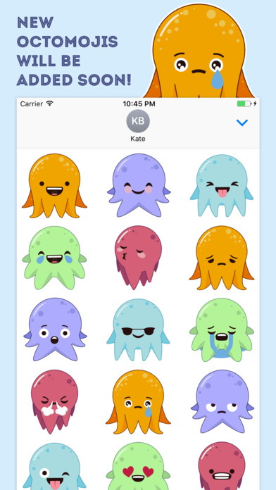 Octomoji - Octopus Emoji screenshot 2