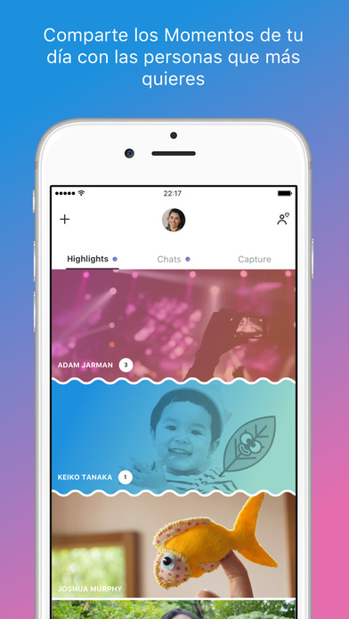Captura de pantalla del iPhone 5