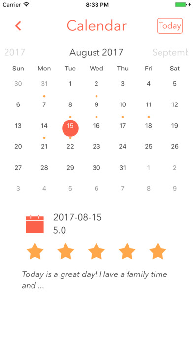 Rating Diary - Journal App screenshot 3