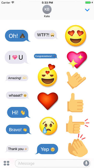 The Complete Emoji Stickers screenshot 3