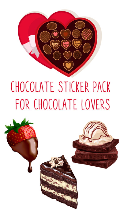 Chocolate sticker Pack for Chocolate Lovers screenshot 2