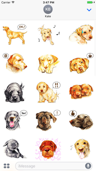 Labrador Dog Stickers screenshot 2