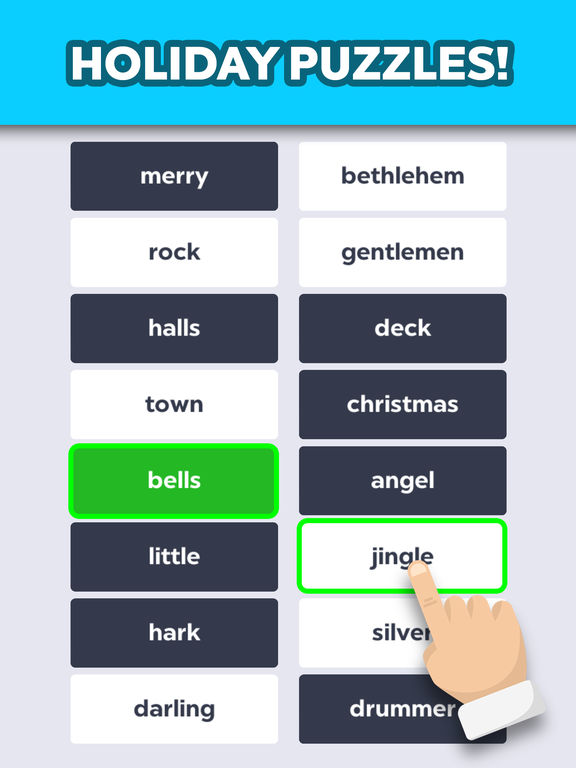 Screenshots of Word to Word - A fun and addictive word association brain game for iPad