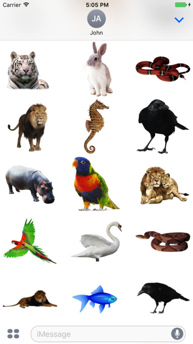 Fun Animals Stickers! screenshot 2