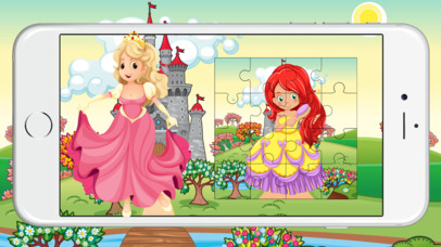 Puzzle Princess Jigsaws Cartoon Fairy Girls Game screenshot 4