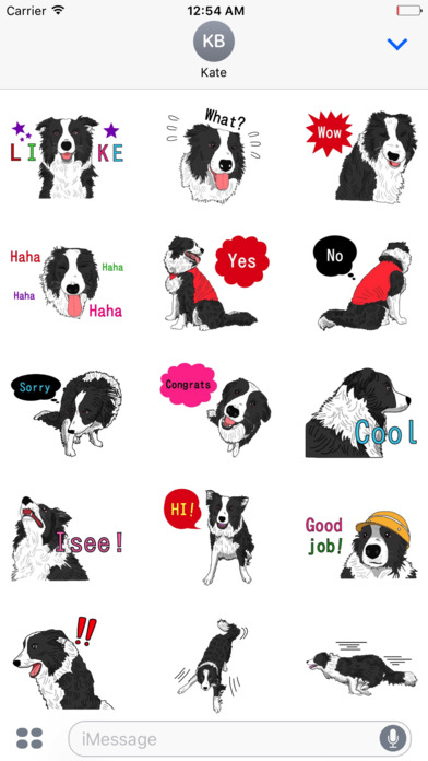 Collie The Dog Stickers screenshot 2