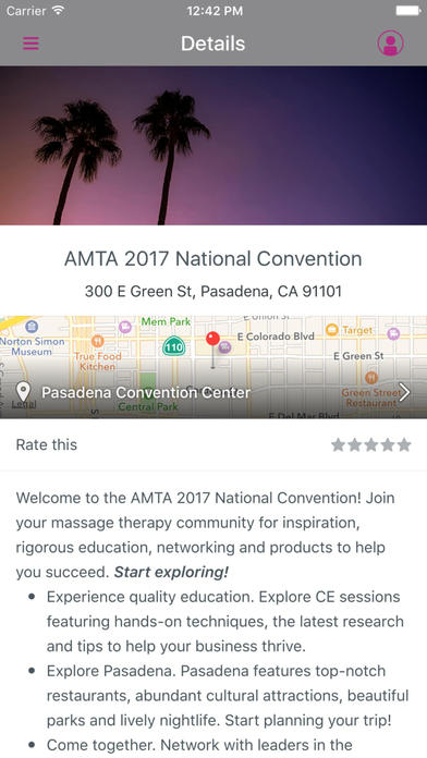 AMTA National Convention screenshot 2