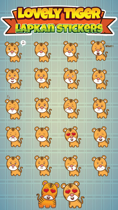 Sticker Me Lovely Tiger screenshot 3