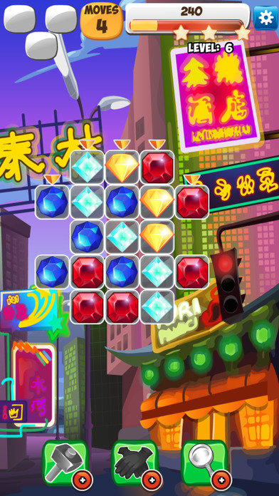 Shiny Jewels - New Match 3 puzzle game screenshot 3