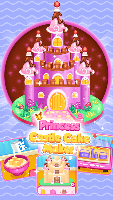 Princess Castle Cake Maker - Cooking Game screenshot 4