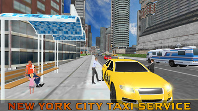 New York Crazy Taxi Driver 3D: City Rush Transport screenshot 2
