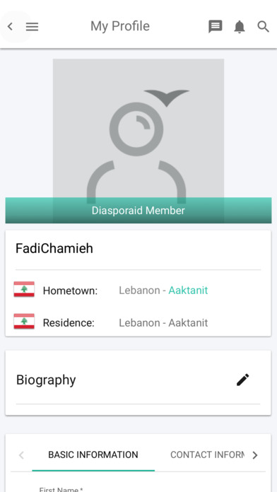 DiasporaID Lebanon screenshot 4