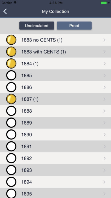 Liberty Nickels - Coin Guide & Collection Tracker screenshot 4