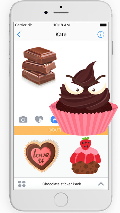 Chocolate sticker Pack for Chocolate Lovers screenshot 3