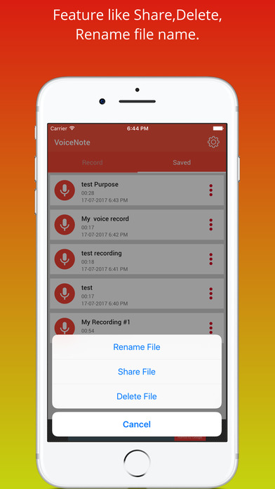 Voice Recorder - A Recorder App screenshot 3