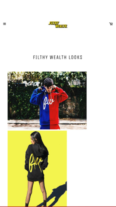 Filthy Wealth Clothing Corp screenshot 2