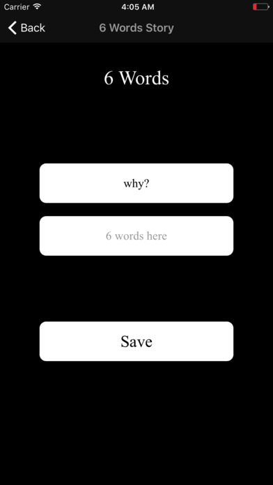 6 Word Stories screenshot 3