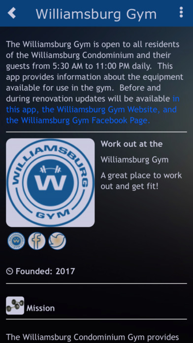 Williamsburg Gym screenshot 2