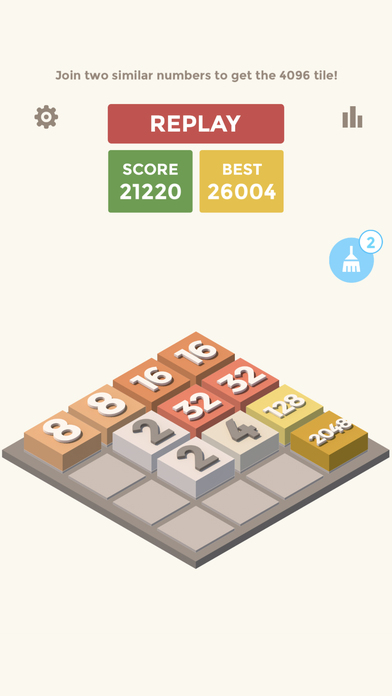 2048 3D - Merged Number Puzzle Plus screenshot 2