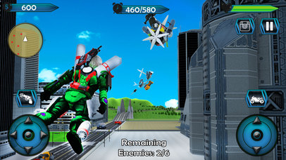 Flying Superhero Moto Transformation - Pro screenshot 3