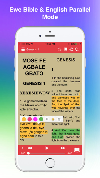 Ewe Bible Audio screenshot 2