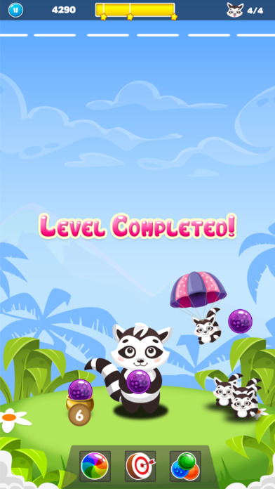 Raccoon Help - Bubble Shooter Game screenshot 4