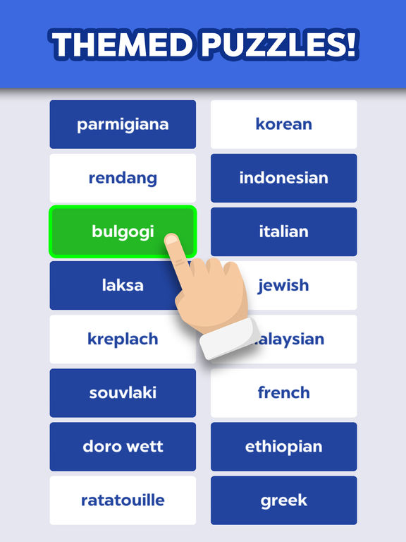 Screenshots of Word to Word - A fun and addictive word association brain game for iPad
