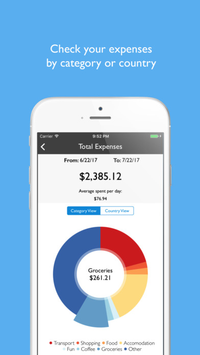 travelcash - Track ur expenses screenshot 3