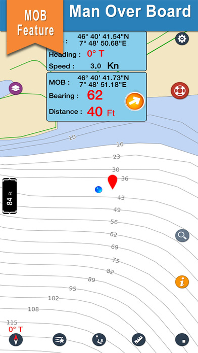 Lake Sidney Lanier gps offline chart for boaters screenshot 4