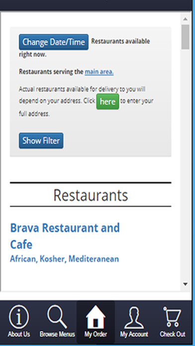 Waiter Express Restaurant Delivery screenshot 2