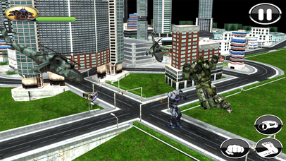 Army Robot Helicopter Simulator - Pro screenshot 4