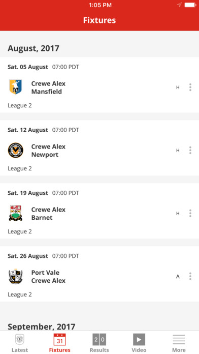 Crewe Alexandra Official App screenshot 2