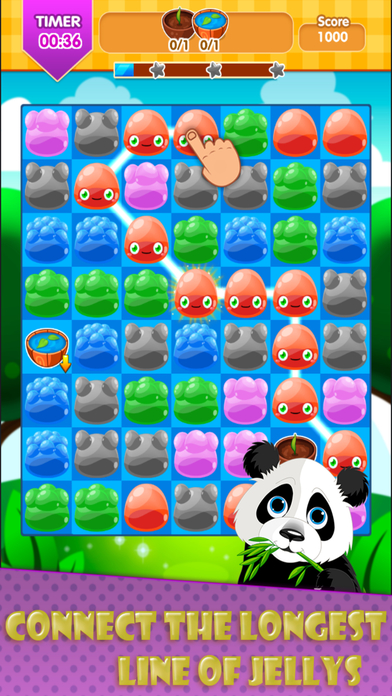 Jelly Panda : connect jellies screenshot 2