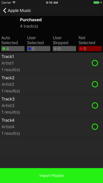 Playlist Import screenshot 2