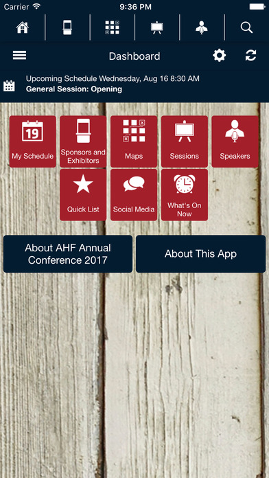 AHF Annual Conference 2017 screenshot 2