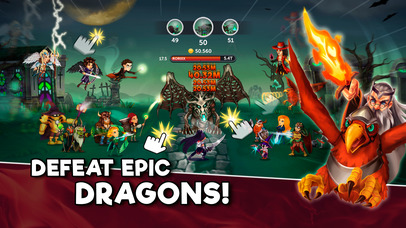 Tap Dragons - Clicker Heroes RPG Game screenshot 3