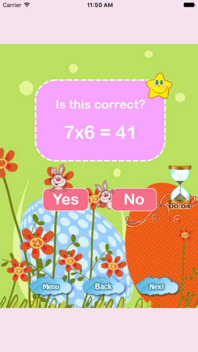 Game For Kids: Math Table Flash Cards screenshot 4