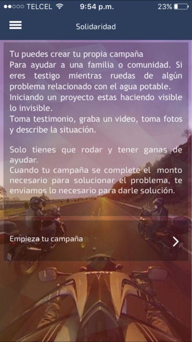 Fundación Motodestino screenshot 2