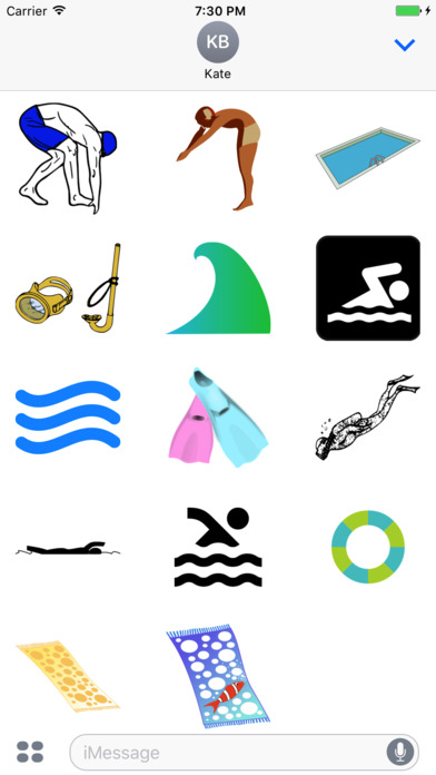 Swimmer Stickers screenshot 2