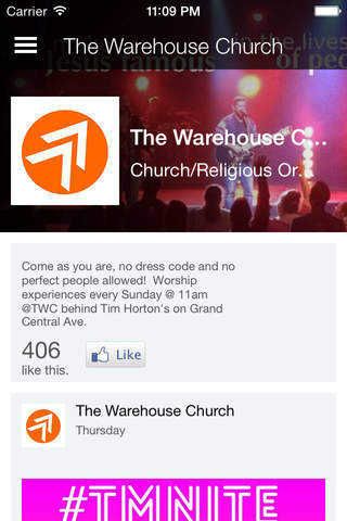 The Warehouse Church screenshot 2