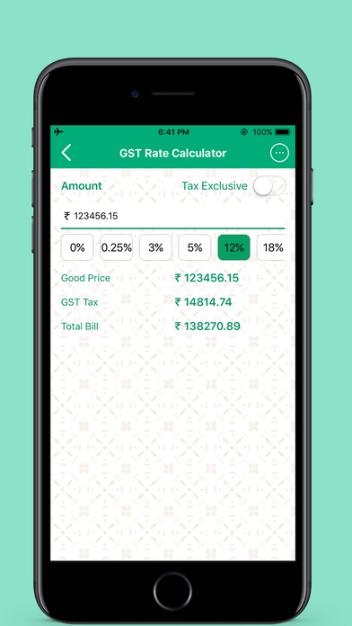 GST Calculator & Tax Rate Finder (GST Tax Guide) screenshot 2