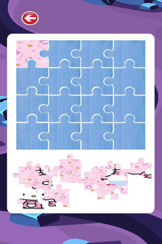 hello kitty jigsaw puzzle game screenshot 2