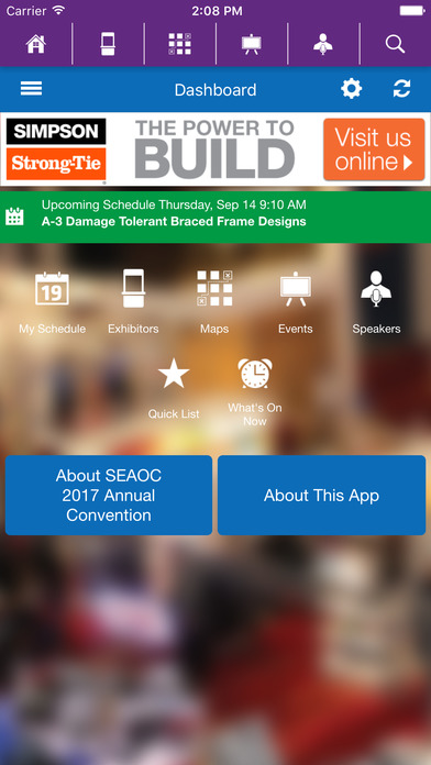 SEAOC 2017 Annual Convention screenshot 2