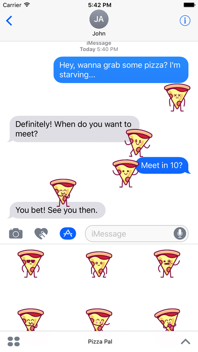 Pizza Pal Stickers screenshot 2
