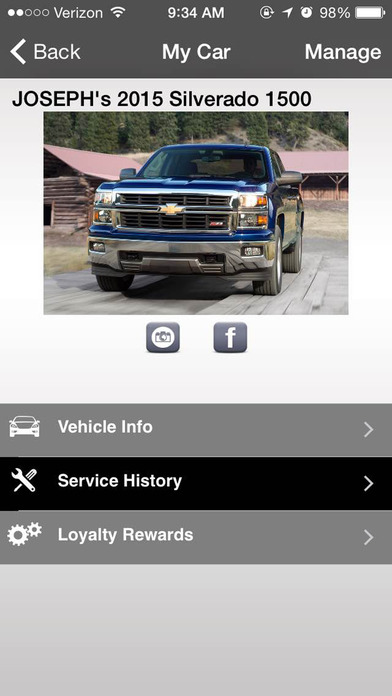 Stalker Chevrolet Rewards screenshot 3